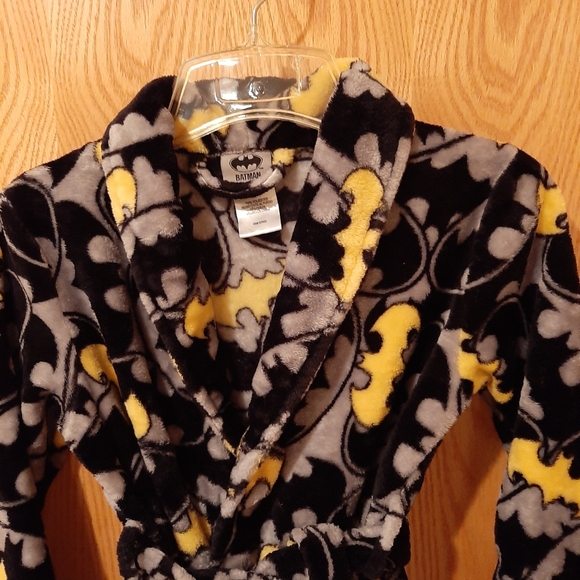 Batman Plush Robe Size Large (10) - Picture 12 of 12